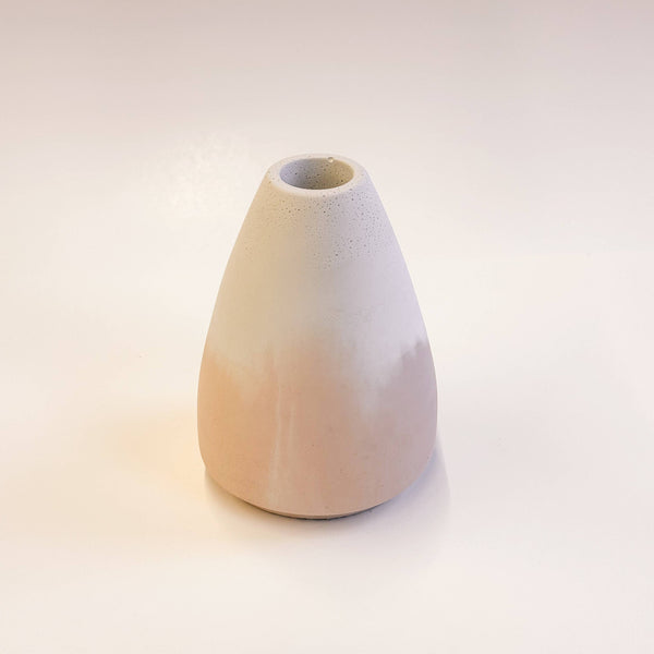 Pink Ombre concrete vase 